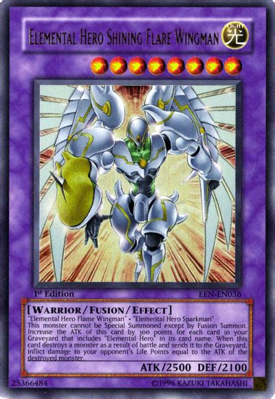 Elemental HERO Shining Flare Wingman - Yu-Gi-Oh! Wiki