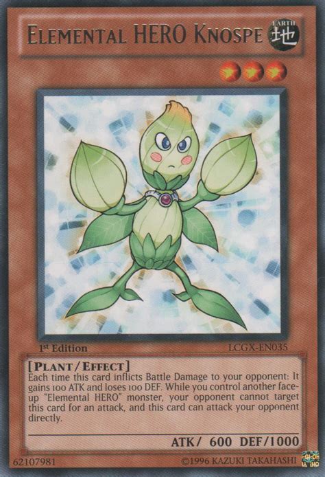 Elemental Hero Knospe Yugioh. 