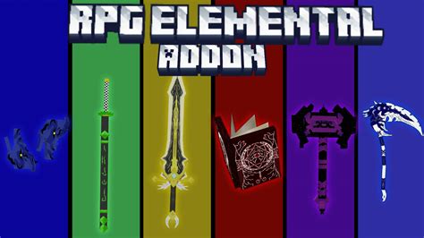 Elemental weapons addon mcpe.  Download RPG Elemental Weapon (Nature Update) by Re...