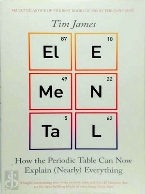 Read Online Elemental How The Periodic Table Can Now Explain Nearly Everything By Tim James