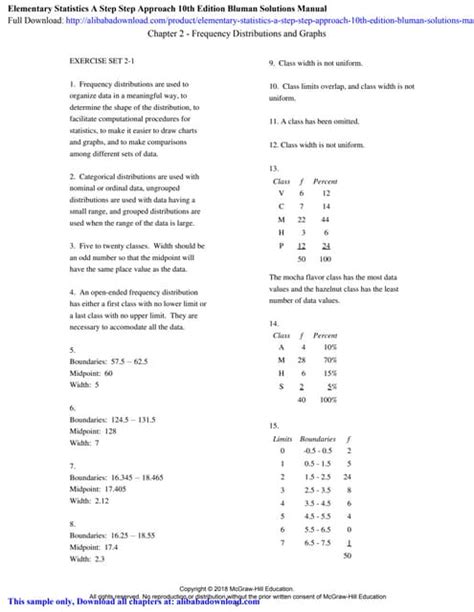 Elementary 3 Statistics Bluman Chapter