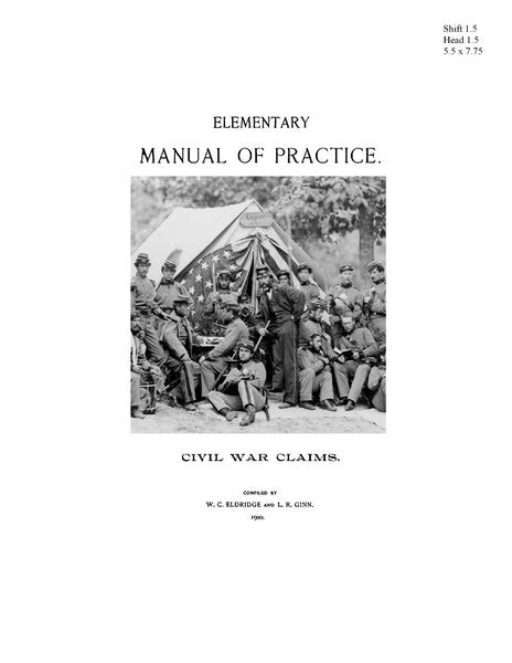 Elementary Manual Of Practice