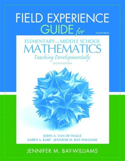 Elementary and middle school mathematics teaching developmentally with field experience guide 8th edition. - Histoire de la chartreuse sheen anglorum au continent.