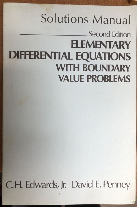 Elementary differential equations edwards penney solutions manual. - Die nordische sage von den völsungen und giukungen.