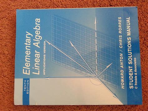 Elementary linear algebra applications version student solutions manual 10th edition. - Ingersoll rand ts2a refrigerated air dryer manual.