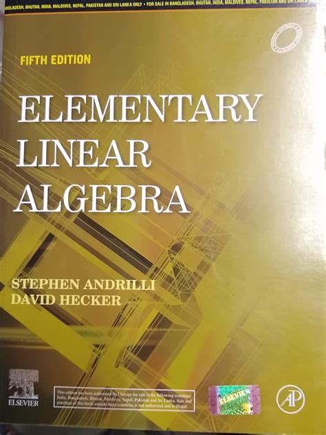 Elementary linear algebra students solutions manual by stephen andrilli. - Bases ecológicas de la explotación agropecuaria en la américa latina..