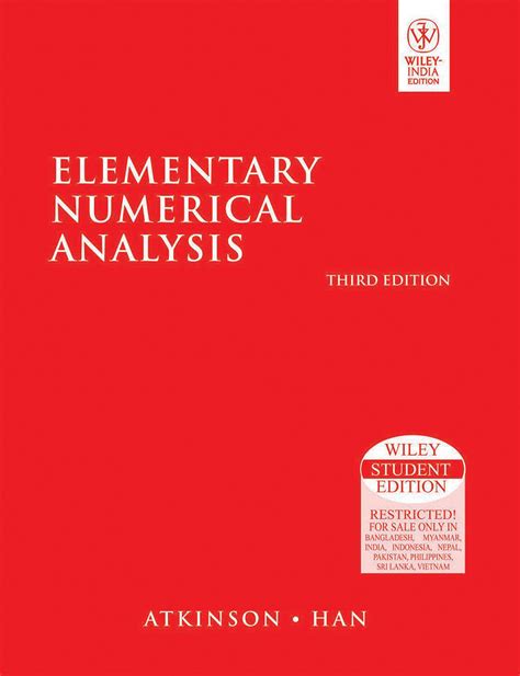 Elementary numerical analysis 3rd edition solutions manual. - Welternährung und die verantwortlichkeit der industrieländer.