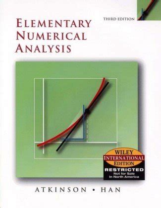 Elementary numerical analysis atkinson solution manual. - Manual de historia de la literatura hebrea..