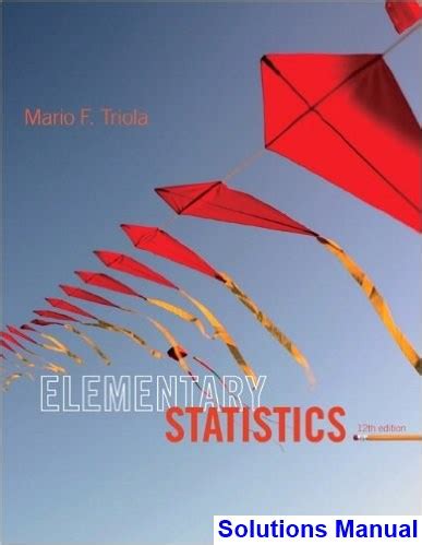Elementary statistics 12 edition solution manual. - Como usar a música na sala de aula.