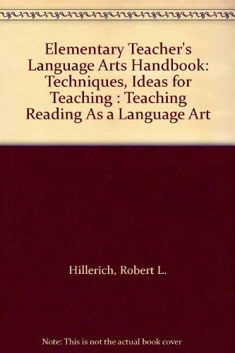 Elementary teachers language arts handbook by robert l hillerich. - Human right training a manual for police officers information through international a.