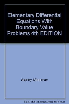 Read Elementary Differential Equations With Boundary Value Problems By Charles Henry Edwards