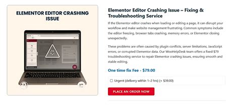 Elementor crashing website. .  <a href=https://dev.getalpha.net/assets/im...