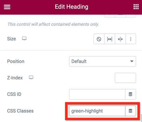 Elementor css classes.  Get Elementor tips & more.  Note: When creating a class, do NOT ...