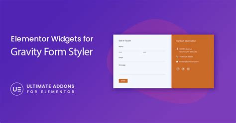 Elementor custom widget.  Whether yo Description Form Styler for Gravity Forms and Elemento...