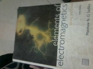Elements Of Electromagnetics Third Edition