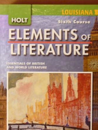 Elements Of Literature Sixth Course Michigan Edition