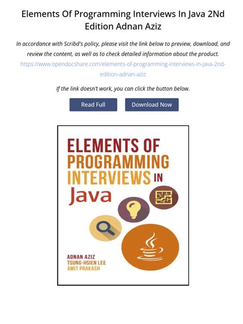 Elements of Programming Interviews in Java