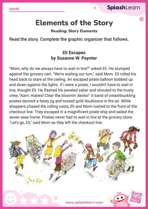 Elements of a Story ELA Worksheets SplashLearn