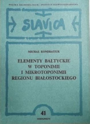 Elementy baltyckie w toponimii i mikrotoponimii regionu bialostockiego. - Buku manual honda astrea prima tahun 1989.