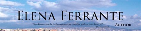 Elena Ferrante. 