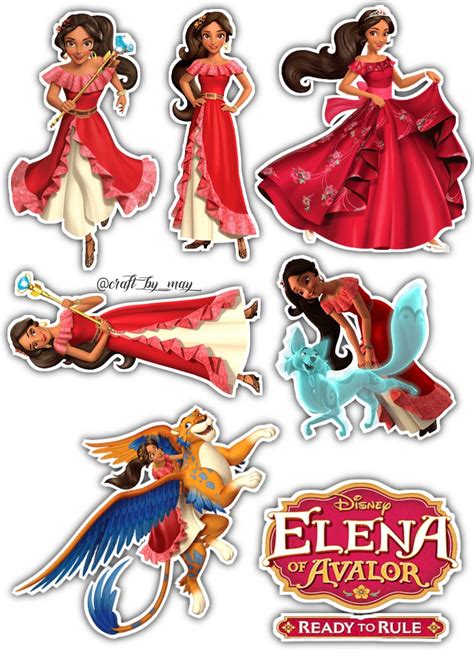 Elena Of Avalor Cake Topper Printable