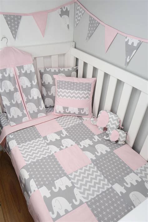 Elephant Cot Bedding - Etsy