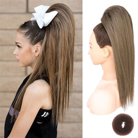 Elevate Your Cheerleading Style with our Premium Cheer Ponytail Hairpieces