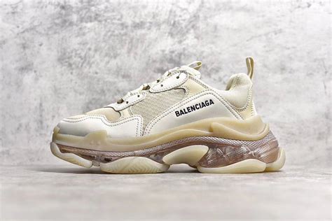 Elevate Your Footwear Game with Cream Balenciaga Sneakers**