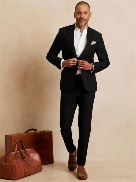 Elevate Your Style: The Art of Pairing Brown Shoes with a Black Suit