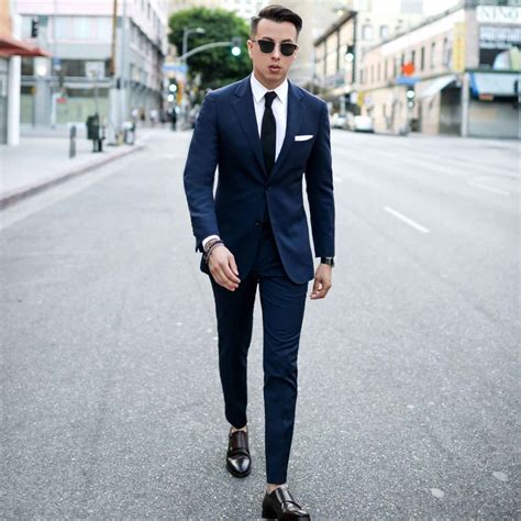 Elevate Your Style: The Perfect Pairing of Black Suit and Navy Shoes