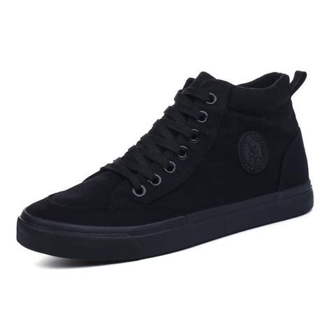 Elevate Your Style with Stylish Black Canvas Shoes for Men