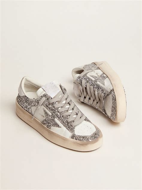 Elevate Your Style with the Shimmering Allure of Golden Goose Sneakers in Silver