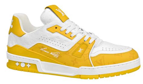 Elevate Your Wardrobe with the Radiant Hue of Yellow LV Shoes