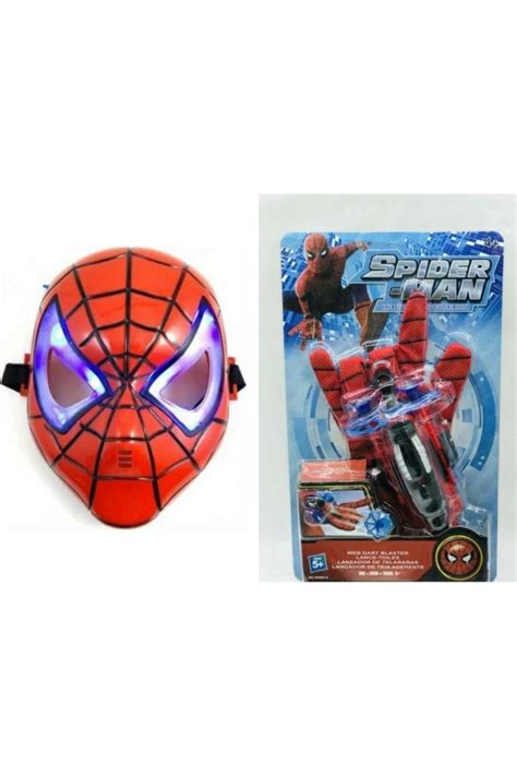 Elevate Your Web-Slinging Prowess with an Authentic Spider-Man Mask and Gloves