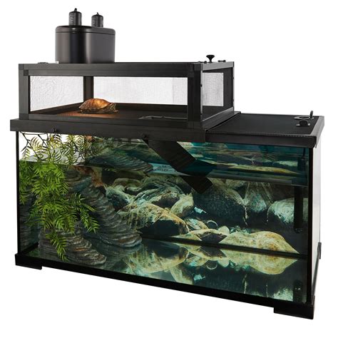 I wanted to give my girl extra space to swim in her tank, so when I saw the thrive elevated basking platform at PetSmart I scooped it up. In the reviews some people said the ramp was pretty steep but I didn't realize it was at a 45 degree angle. It's also all plastic and the little ridges don't seem to help her get much traction because of her .... 