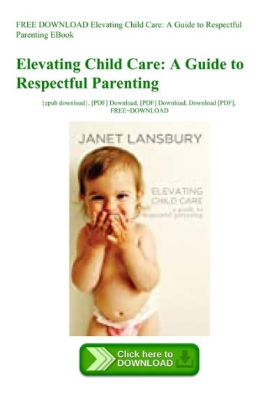 Elevating child care a guide to respectful parenting. - Text types a writing guide for students.fb2.