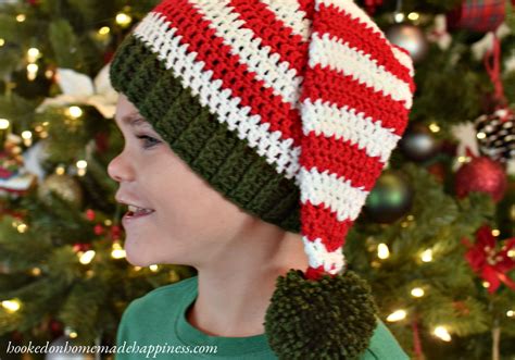 Elf Hat Crochet Pattern - Hooked on Homemade …