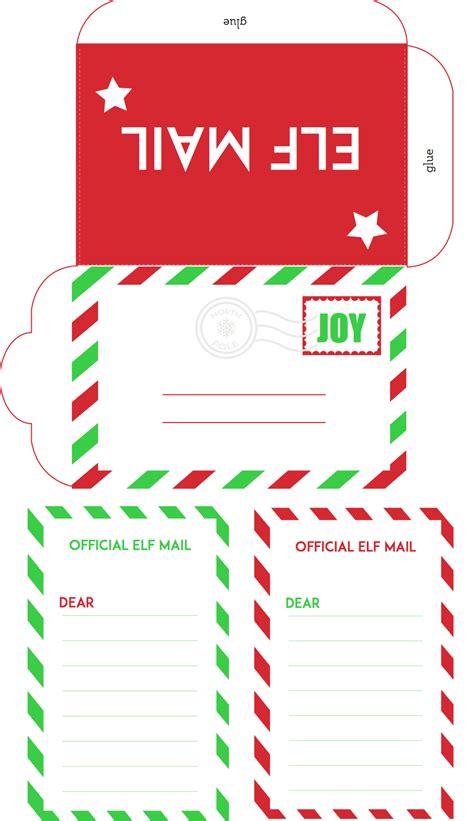 Elf Mail Printable