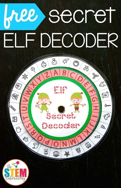 Elf Secret Message Decoder The Stem Laboratory