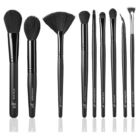 Elf brush set. The foundation brush is your go-to for achieving a flawless complexion. Look for brushes with densely packed bristles to seamlessly blend your foundation, creating an airbrushed finish. Opt for synthetic brushes for liquid products and natural bristles for powders. Your canvas awaits the perfect makeup brush set. 2. Sculpt and Define ... 