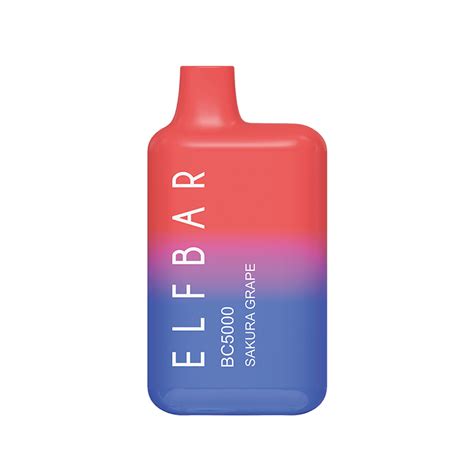 Elf Bar 5000 Peach Berry Disposable Vape flavor 