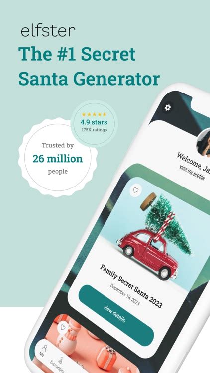 Elfster Secret Santa Generator and Wish List App Android Apps on