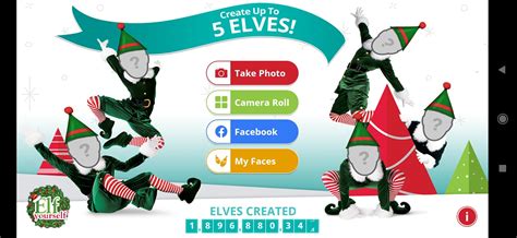 Elfyourself pc.  The app uses your face-stitching technology to video.