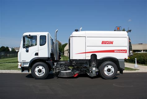 Elgin sweeper. RegenX® mid-dump regenerative air street sweeper. Easy to use, easy to clean, and easy to maintain while delivering the quality and proven technology that is the hallmark of Elgin Sweeper products. The new RegenX was built by Elgin, but designed by you. RELIABLE, SERVICEABLE, SIMPLE. Why Available on Non-CDL* 26K GVW Chassis 