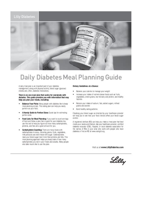 Eli lilly diabetic meal planning guide. - Sample hipaa policy and procedure manual 2015.