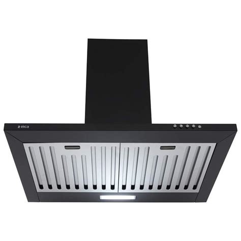 Elica 60 cm 880 m3/hr Chimney (STRIP BF 60 NERO, 2 Baffle Filters, Black)