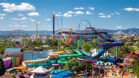 Elich gardens. Elitch Gardens main entrance April 12, 2017 in Denver. A local investment team that bought Elitch Gardens in 2015 is exploring the possibility of developing the amusement park's parking lots. 