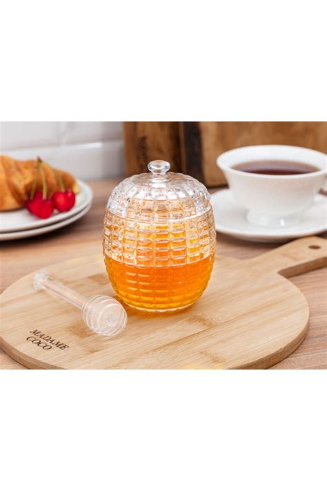 Elite Kaşıklı Cam Bal Kavanozu 240ML 1 Adet Fiyatı. 