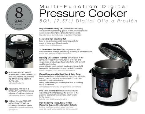 Elite by maxi matic pressure cooker manual. - Analyse statistique des communications au canada..