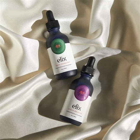 Elix. Elix is a wellness platform that offers clinically-proven herbal formulas for menstrual and hormone health, based on Chinese Medicine and modern science. Learn about their products, clinical trials, testimonials, and career opportunities on LinkedIn. 
